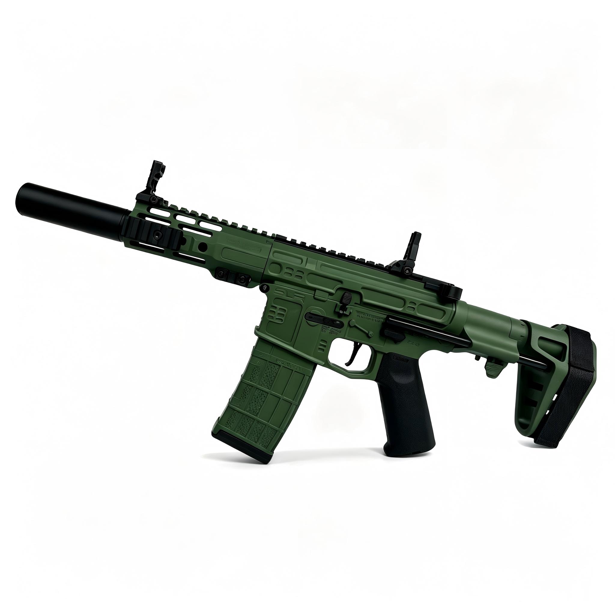 Senwei SW-1681A Green - Gold Gear Electric Toy Blaster
