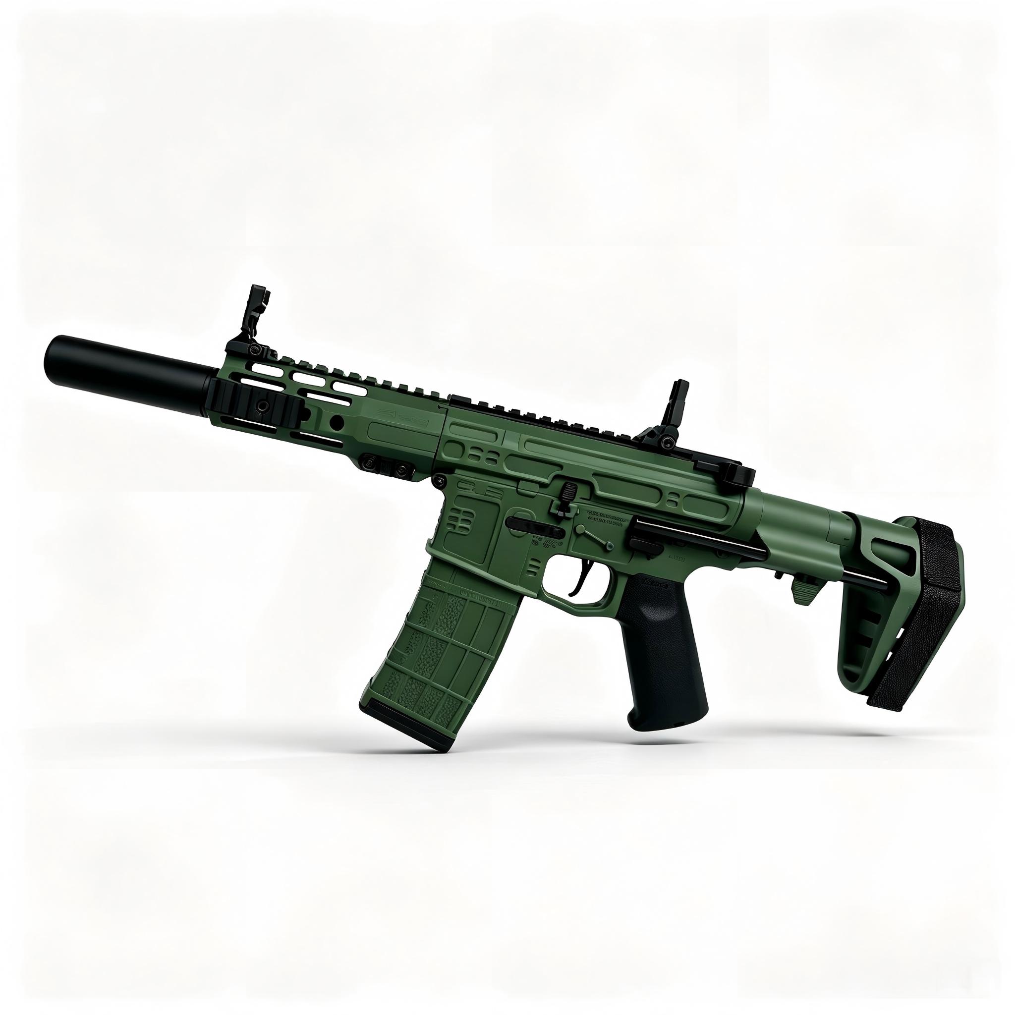 Senwei SW-1681 Green - Nylon Gear Electric Toy Blaster