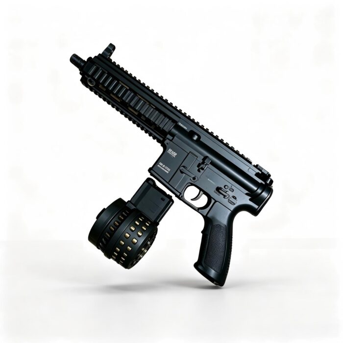 Fengjiasheng HS02-A Drum Version Black - HK416 Nylon Version Electric Toy Blaster