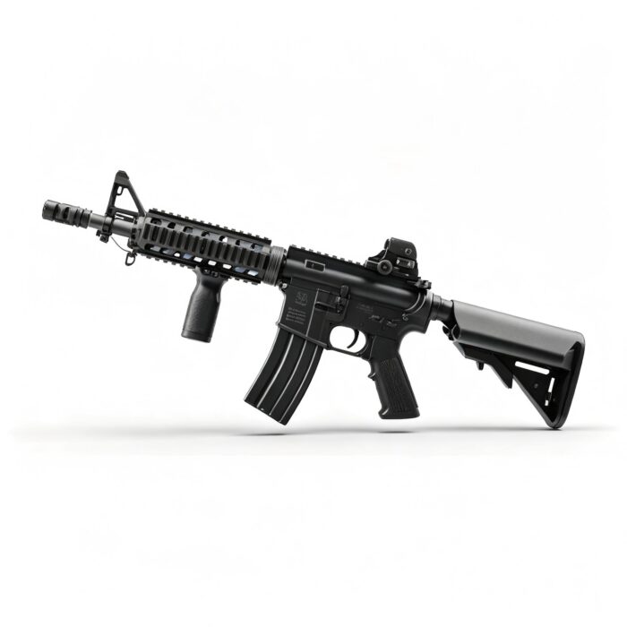 Fengjiasheng M02-A Black - M4-CQB Upgraded Metal Gear Version Electric Toy Blaster
