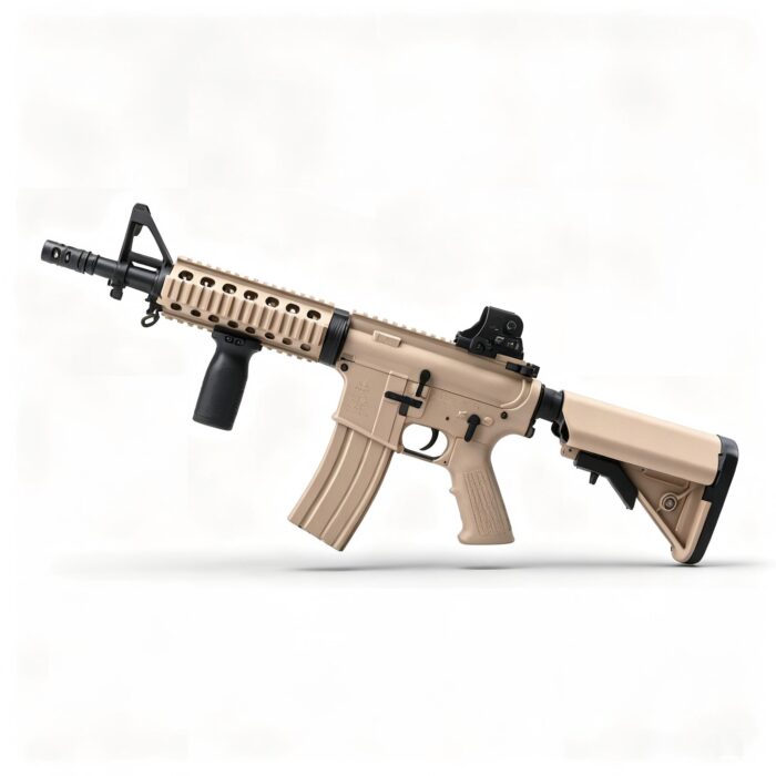 Fengjiasheng M02-B Sand - M4-CQB Upgraded Metal Gear Version Electric Toy Blaster