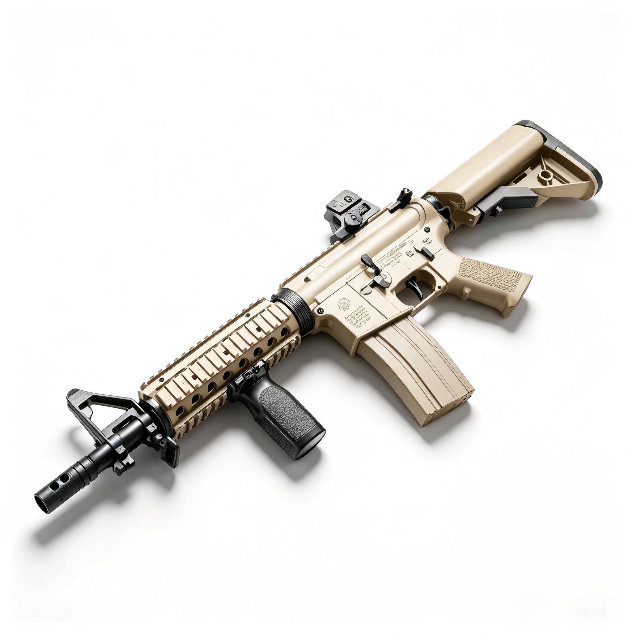 Fengjiasheng M05-B Sand - M4-CQB Fire Control Version Electric Toy Blaster