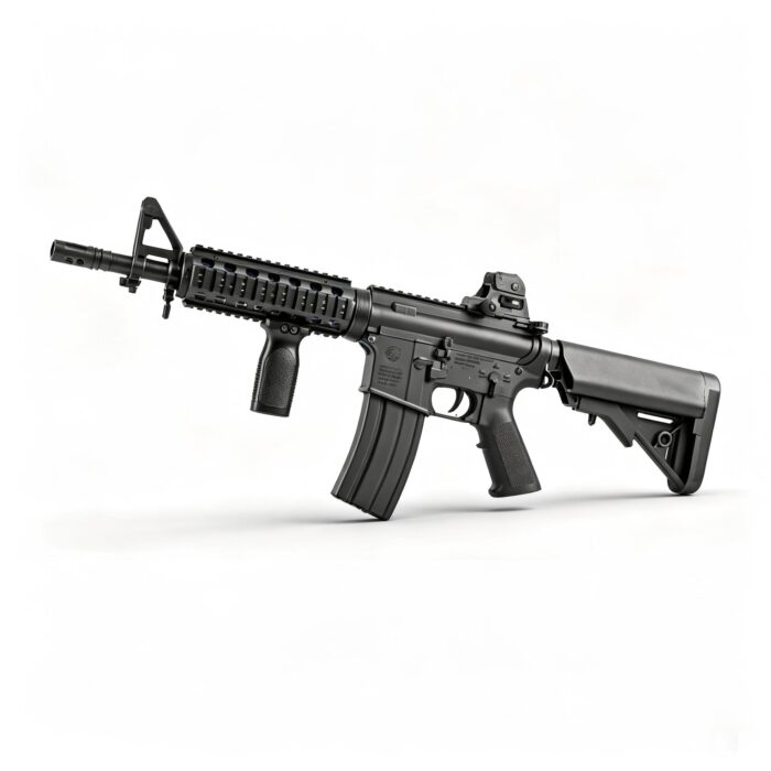 Fengjiasheng MB-03A Black - M4-CQB Metal Parts Color Box Version Electric Toy Blaster