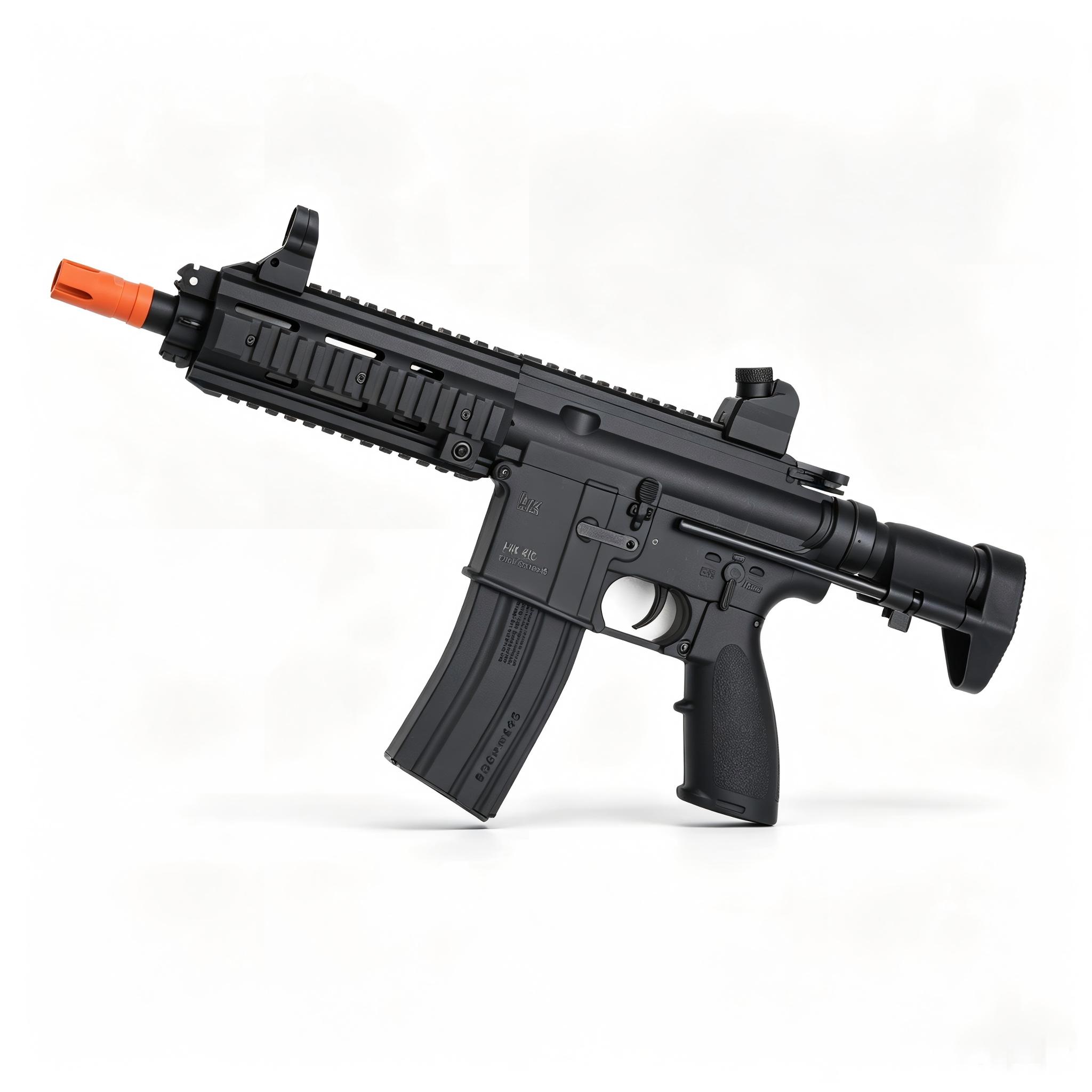 Jinming M938-13 Black-Gold Gear No Battery-HK416C Electric Soft Bullet Toy Gun