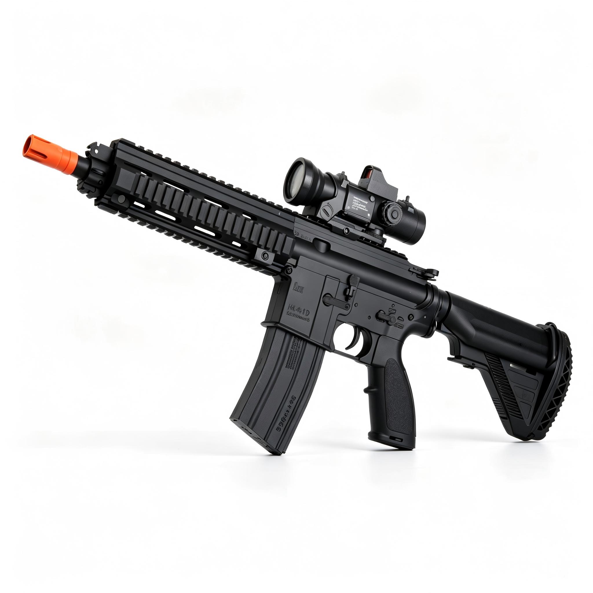 Jinming M938-16 Black-Nylon No Battery-HK416D Electric Soft Bullet Toy Gun