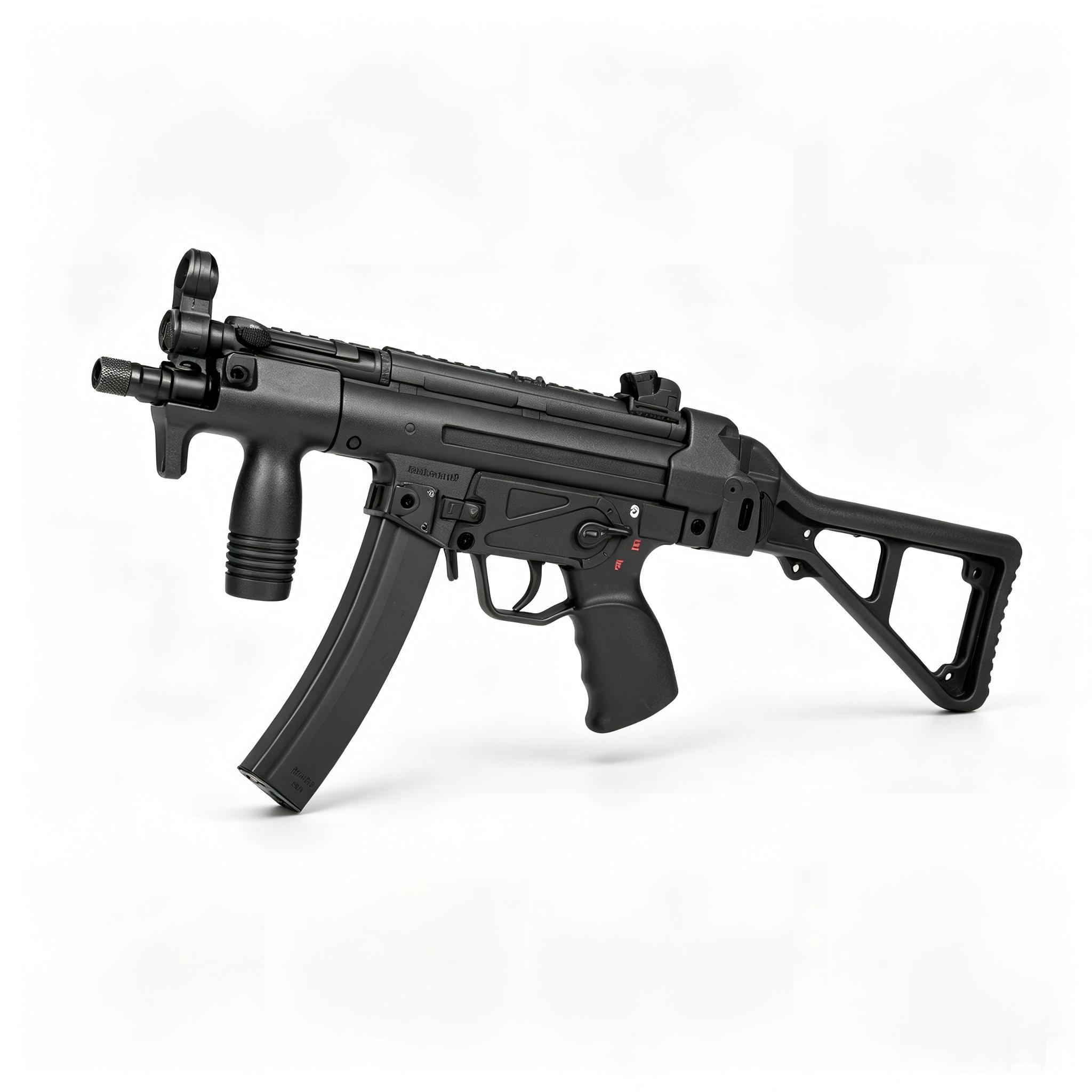 Jinming M938‑20A Black‑Gold Gear No Battery‑MP5 Folding Stock Version Electric Soft Bullet Toy Gun