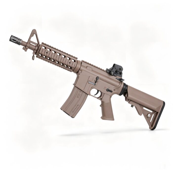 Jinming M938-8 Sand-Gold Gear Version No Battery-M4A1 Electric Soft Bullet Toy Gun