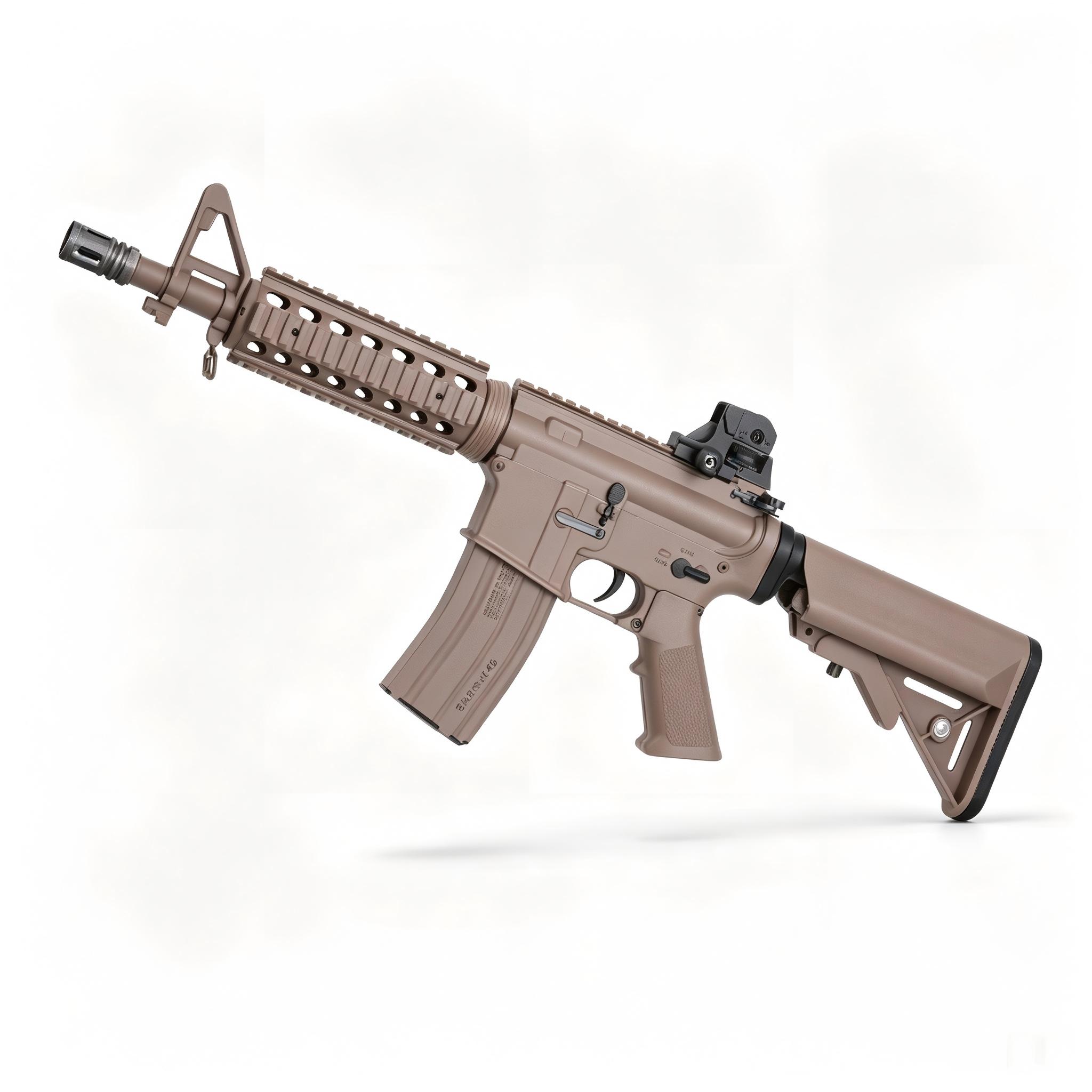 Jinming M938-8 Sand-Gold Gear Version No Battery-M4A1 Electric Soft Bullet Toy Gun