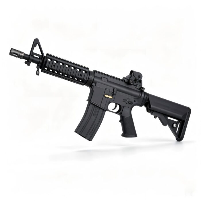 Jinming M938-8 Black-Gold Gear Version No Battery-M4A1 Electric Soft Bullet Toy Gun