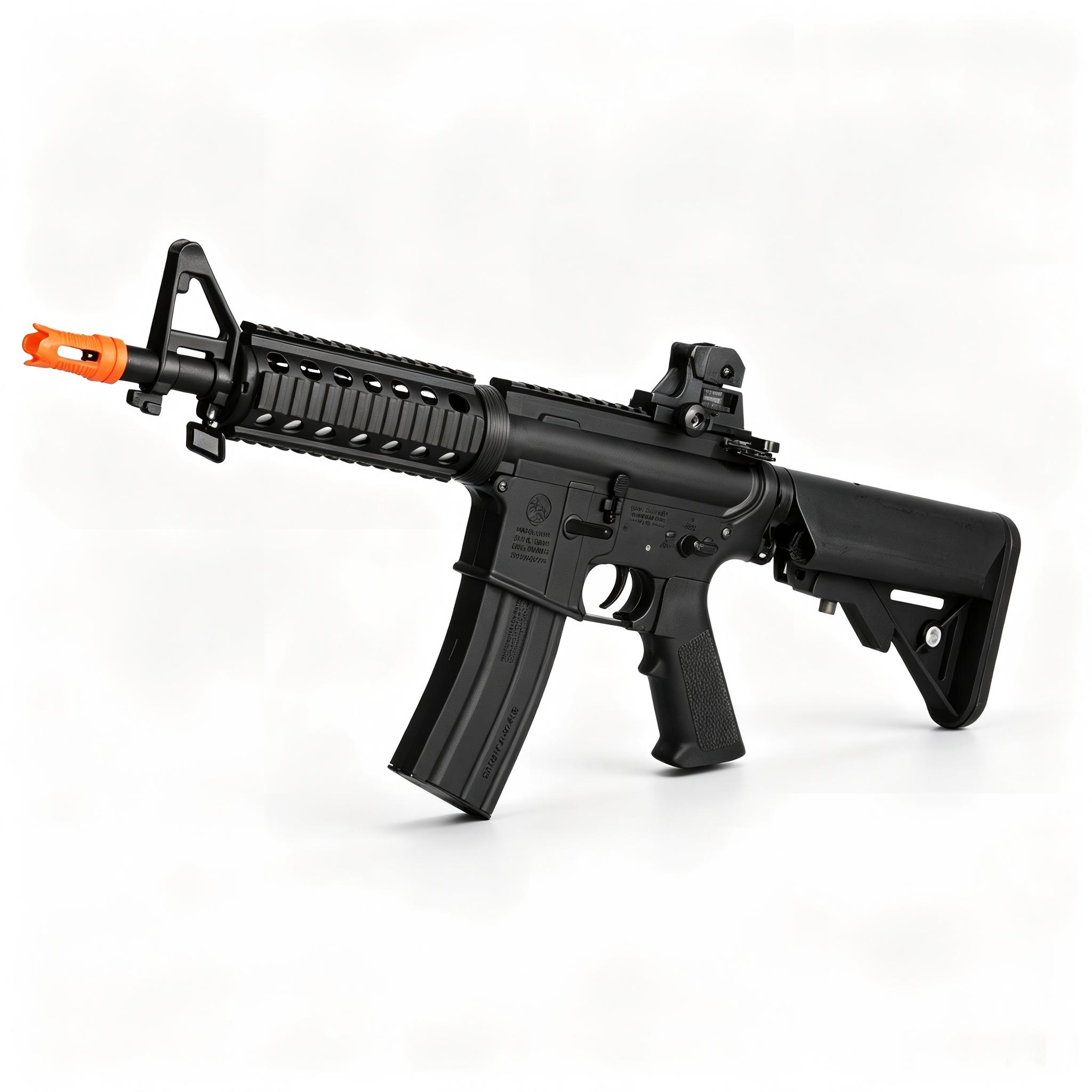 Jinming M938-9S Black-Nylon Version No Battery-M4A1-J9 Electric Soft Bullet Toy Gun